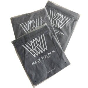 Mack Weldon mens woven boxer shorts black Iris size XXL 98% cotton 2% spandex